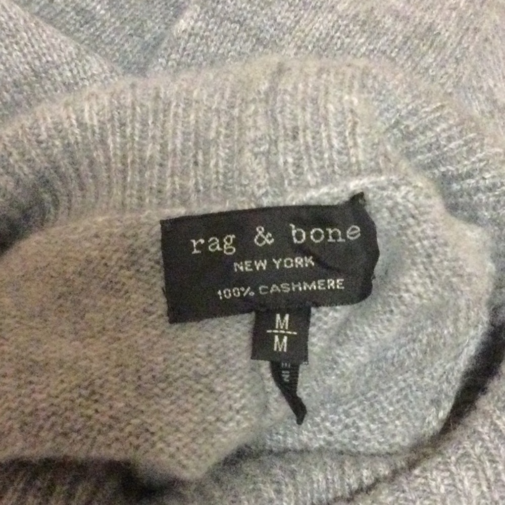 RAG AND BONE Men’s cashmere roll neck sweater